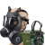 ANDX 防护面具 防化全面罩 耐磨天然硅胶冲击面罩防尘防化自吸过滤式面罩