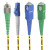 蓝邮 精工光纤跳线 原装进口 尾纤测试线小台阶FC/SC/LC/ST/APC/UPC按需生产光纤