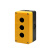 BX1BX2BX3BX4BX5孔防水尘按钮盒ABS塑料指示灯急停22mm开关控制盒 BX1一孔 黄色