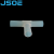 JSOE焊接式接头对焊三通PFA接头耐酸碱耐腐蚀耐高温PFA软管接头焊接式管接头 WT-16（1”）
