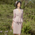 法莎罗儿（FASLOV）名媛紫色职业气质女神范夏季假两件西装套裙美容师院工作服 连衣裙7分秀-粉紫色 S
