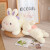 惠妮宝贝毛绒玩具兔子玩偶可爱小白兔公仔女孩睡觉抱枕小兔墩布娃娃礼物 粉色 55厘米