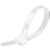 联嘉 自锁式尼龙扎带 捆绑带束线带塑料扎带 白色7.5×380mm 100条/包