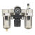 气动调压过滤器气源处理器三联件AC2000-02 4000-04油水分离器 AC4000-06D(自动排水)