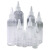 恒辉洗笔液溶剂/模型/塑料空瓶尖嘴油漆存放带盖耐腐蚀瓶jzkp 100ML空瓶 8mm钢珠(1个)