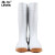 莱尔 防化靴 PVC高筒耐酸碱/耐腐蚀/耐油/防水/防滑白色食品级雨鞋 白色食品靴SF-11-03 45 