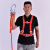 定制适用五点式高空安全带户外作业安全绳套装国标保险电工腰带工 欧式双小钩2米缓冲