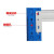 艾科堡 货架仓储1500X500X2000重型单层500KG蓝色副架仓库货架置物架四层可调节隔板AKB-HJ500