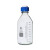 液相色谱流动瓶GL45多孔盖流动相瓶溶剂瓶100/250/500/1000ml 硅胶堵头10个