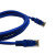 鸣灵 MLTX6-5M 六类非屏蔽成品网线 5米 1条 蓝色