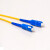 单模成品光纤跳线SC-SC光纤线1/2/3米尾纤延长跳线入户网络级跳线 SC-SC 方方 5m