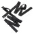 稳斯坦 W5456 便携式手提折叠提物绑带 十字一字打包带捆绑搬运重物绑带 黑色十字款