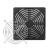 电气轴流风机金属防护网 保护罩 风扇过滤网 风机风扇网罩 防护网+网罩（92mm风扇）