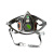 定制适用防毒面具喷漆专用打农药呼吸防护口罩全面防化工业气体防 6200七件套+1621AF护目镜