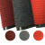 海斯迪克 HKC-14 复合双条纹地垫地毯 防尘防滑蹭土入门垫 深红色宽1.6*15米