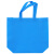 玛仕福 无纺布手提袋 广告礼品包装袋 蓝色横版大号45*35*12cm