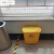 定制适用废弃专用垃圾桶黄色收集桶分类脚踏式生活废弃物回收医院 加厚120L带轮整箱可顺丰