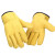 者也 羊皮电焊工手套 1双 黄色隔热防烫焊接柔软司机机械工地搬运耐用劳保