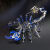 龙零不锈钢机械蝎子龙零拼装模型3D成人高难度金属组装玩具生日礼物男 蓝魔蝎加工具