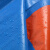 沸耐笙 FNS-147230 160克蓝桔加厚耐磨防水布PE塑料篷布 4*8 1张