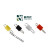 TEST POINT美标PCB板探针针测试耐高温阻燃探针点电路板端子5色 白色小号TP-5002 50只/包