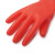 谋福 CNMF 8571 洗衣洗碗手套 家务橡胶手套 清洁手套 乳胶橡胶手套  中号（10双装） 红色乳胶手套 