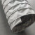普力捷（PULIJIE）灰色防火阻燃管耐高温腐蚀伸缩纤维布管钢丝软管工业通风管排烟管 灰色115mm/每米