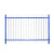 萨蒂扬 锌钢围墙护栏学校社区防护围栏 1.5米高两横杆*3米长(送立柱) 单位：套 