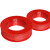 德力西 电线电缆 BV单芯铜线 红 50米 1*6mm2 DL1601083079F