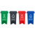 科力邦（Kelibang） 分类垃圾桶 脚踏式20L新国标户外垃圾桶大号办公环卫垃圾桶带盖 KB5142 蓝色 可回收