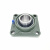 GONGYAO新款工耀机电带方形蓝座外球面轴承组UCF204-212三层密封 UCF217（内径85mm黑色两层密封）;