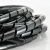 赫思迪格 缠绕管 电线线束保护带 绕线管 PE塑料保护套 包线管 16MM 黑色5米 HGJ-1060