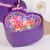 真知棒棒棒糖果礼盒装水果味送女友六一节生日网红成品花束 99颗(紫)荔枝味+彩灯