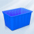 米奇特工 水箱大号加厚塑料水桶长方形周转储水箱  300L（蓝色）
