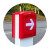 加油站灯箱进出入口亚克力中石化立柱油品机顶指示标识 红色 大红
