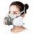 6200防毒面具煤矿专用甲醛口罩气体防尘化工农药活性炭喷漆面罩 6200主体不含配件一只