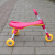 儿童螳螂车大号脚蹬滑行学步车平衡三轮扭扭折叠儿童礼物12-3-6岁 玫红色 大号*身高80-108*可折叠