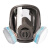 普达 自吸过滤式防毒面具 MJ-4007呼吸防护全面罩 面具+P-H2S-1过滤盒2个+滤棉2片