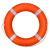 船用塑料救生圈大浮力成人大人儿童2.5嘉博森 2.5KG救生圈+8MM30米橘色绳组合