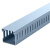 阻燃PVC行线槽走线槽蓝色线槽电缆桥架电缆配线槽布线槽电线明装 65*65/100米 正料（灰色）