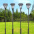 博雷奇户外防水高杆景观灯公园别墅小区室外太阳能路灯 太阳能款式双头 4米