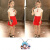 薇莱芺女童套装儿童汉服古装超仙两件套3-14岁女孩子中国风唐装学生衣服 170 成人款 红色