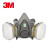 3M 防毒面具套装6200+5N11CN（2片）+6006CN（2个）+501（2个）防护甲醛气体套装 保证原装 1套 灰