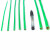 美棠 绿色包塑钢丝绳 细软钢丝承 晒衣架窗户牵引线工程胶皮钢丝绳 一件价 5.0mm-100米
