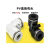 定制亚德客型白色气动气管接头快速接头直角90度塑胶弯头PV040608 黑色PV10