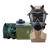 凯瑞达 防毒面具 FMJ05型 自吸过滤头戴式防毒面罩 全套