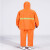 环卫工人雨衣雨裤套装防水反光保洁园林分体防风户外男女加厚骑行 橘色（单层） XL