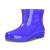 德国国产品质时尚短筒防水鞋雨鞋低筒雨靴女夏季厨房工作胶鞋防滑 蓝色单鞋标准码 37