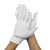 白色手套棉线作业劳保工厂文玩礼仪吸汗布防护手袜夏季薄款 白色棉手套/加厚款 L