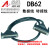 适用于DB62-M7 转接线端子 DB62转接板 DR62 母头 孔 端子板 台 带外壳 DB62数据线 公对母 长度3米